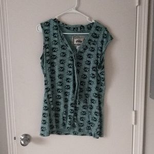 Effie's Heart Ladybug Sleeveless Top 1X